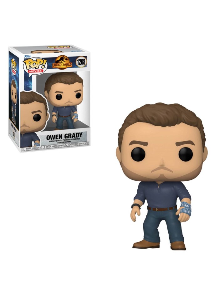 Funko pop cine jurassic park jurassic world dominion owen grady 55295 Funko pop cine jurassic park jurassic world dominion owen grady 55295