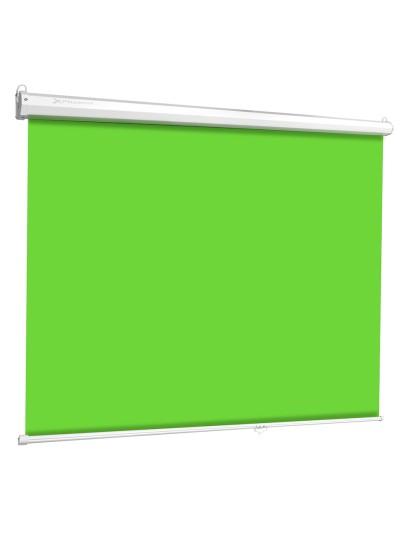 Panel chromakey pantalla plegable phoenix tejido verde chroma antíarrugas montaje techo y pared 2 x 2.5m