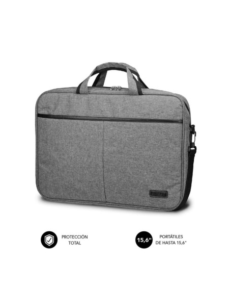Maletin para portatil subblim elite laptop 15.6 pulgadas gris
