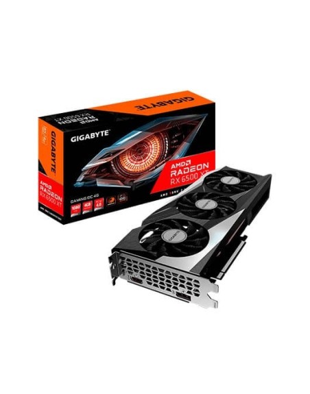 Tarjeta gráfica gigabyte rx 6500 xt gaming oc 4gb gddr6 1xdp - 1xhdmi - 1x6p