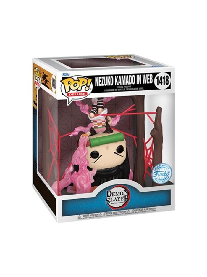 Funko pop animacion demon slayer kimetsu no yaiba nezuko kamado en una red Funko pop animacion demon slayer kimetsu no yaiba nezuko kamado en una red