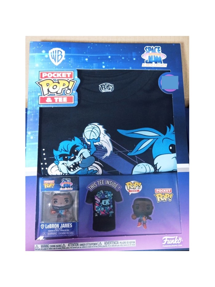 Pop & tee space jam looney tunes lebron james funko + camiseta talla s Pop & tee space jam looney tunes lebron james funko + camiseta talla s