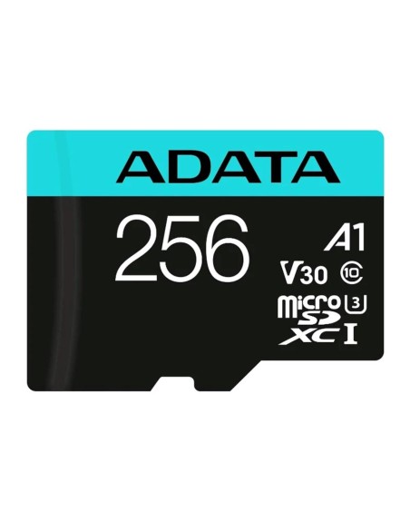 Tarjeta micro sd adata 256gb cl10 + adaptador sd