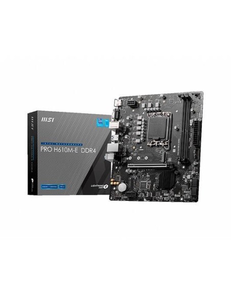 Placa base msi 1700 pro h610m - e ddr4 atx - 2x ddr4 - 4x sata3 - 2x usb 3.2 - 4x usb 2.0 911 - 7d48 - 007