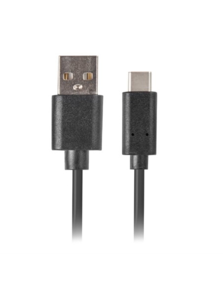 Cable usb tipo c a usb 2.0 tipo a lanberg 3m - macho - macho - negro