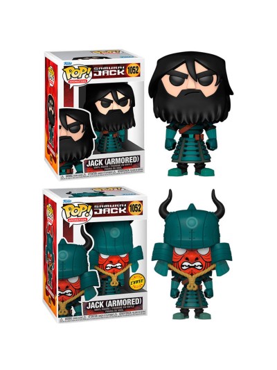 Funko pop animacion samurai jack jack con armadura opcion chase 49276