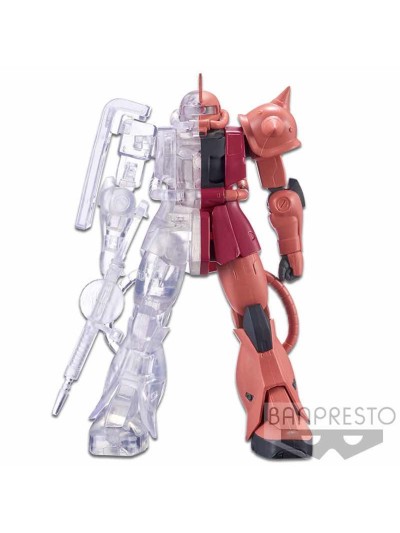 Figura banpresto zaku char's custom mobile suit gundam internal structure ver.a