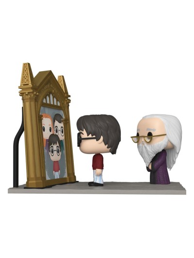 Funko pop moment harry potter espeo de oesed harry & dumbledore 63144