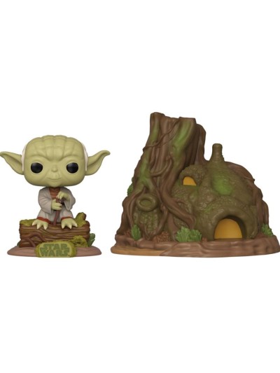 Funko pop deluxe star wars empire strikes back cabaña de yoda 40th aniversario 46765