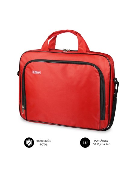 Maletin subblim oxford para portatil 15.4 pulgadas - 16 pulgadas rojo