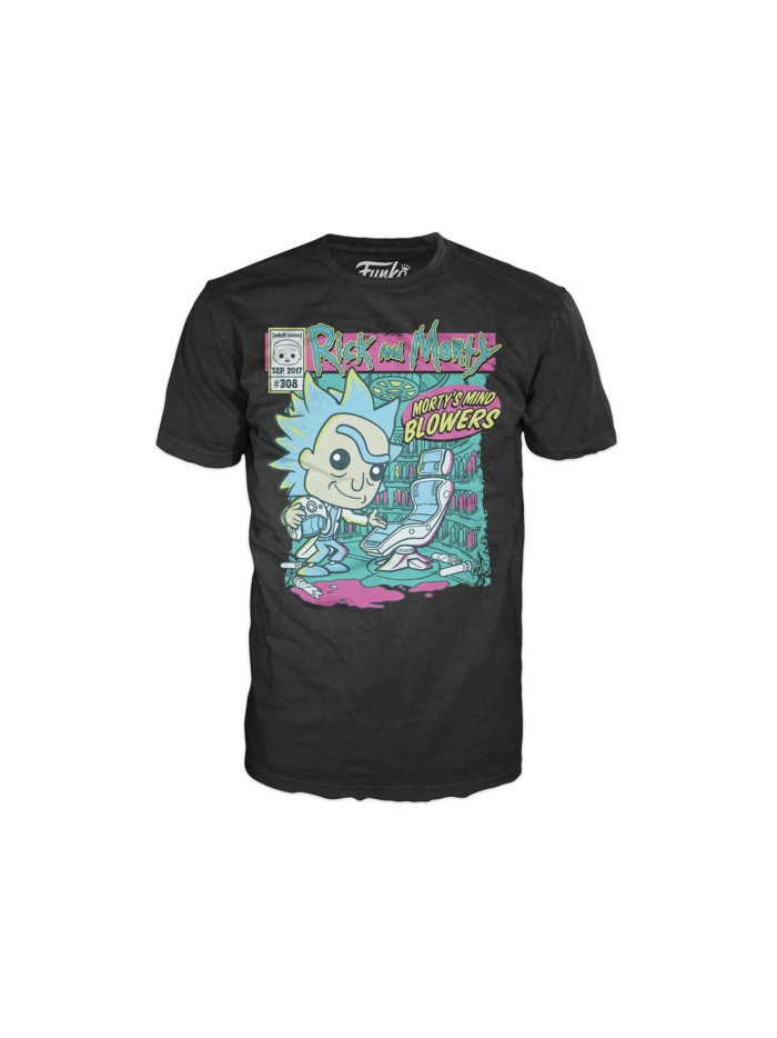Camiseta funko series tv rick & morty morty mind blowers 64530 Camiseta funko series tv rick & morty morty mind blowers 64530