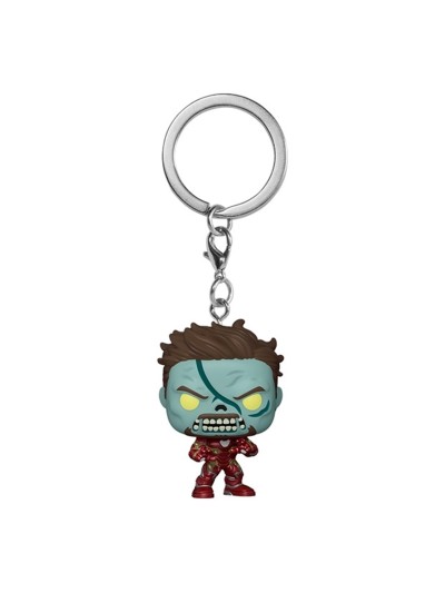 Funko pop keychain llavero marvel what if iron man zombie 57400