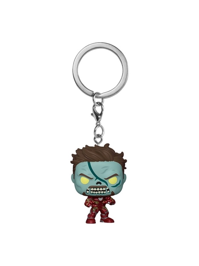 Funko pop keychain llavero marvel what if iron man zombie 57400 Funko pop keychain llavero marvel what if iron man zombie 57400