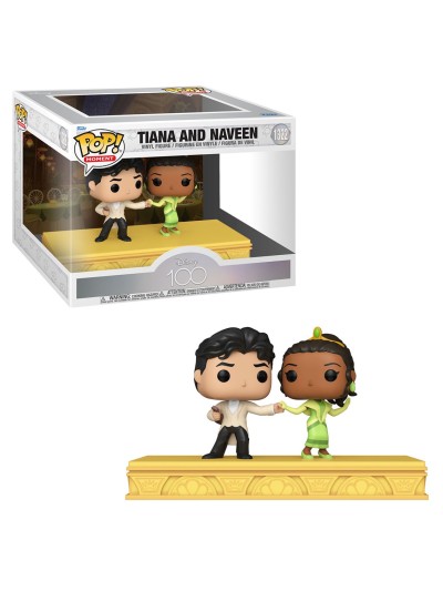 Funko pop moment pack de 2 disney 100 aniversario tiana & naveen 67976