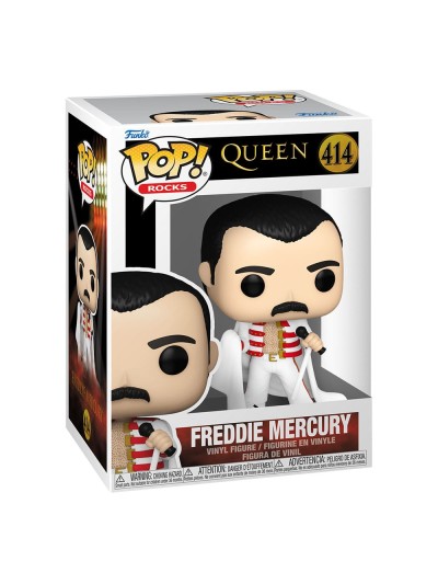 Funko pop estrellas de la música freddie mercury con capa