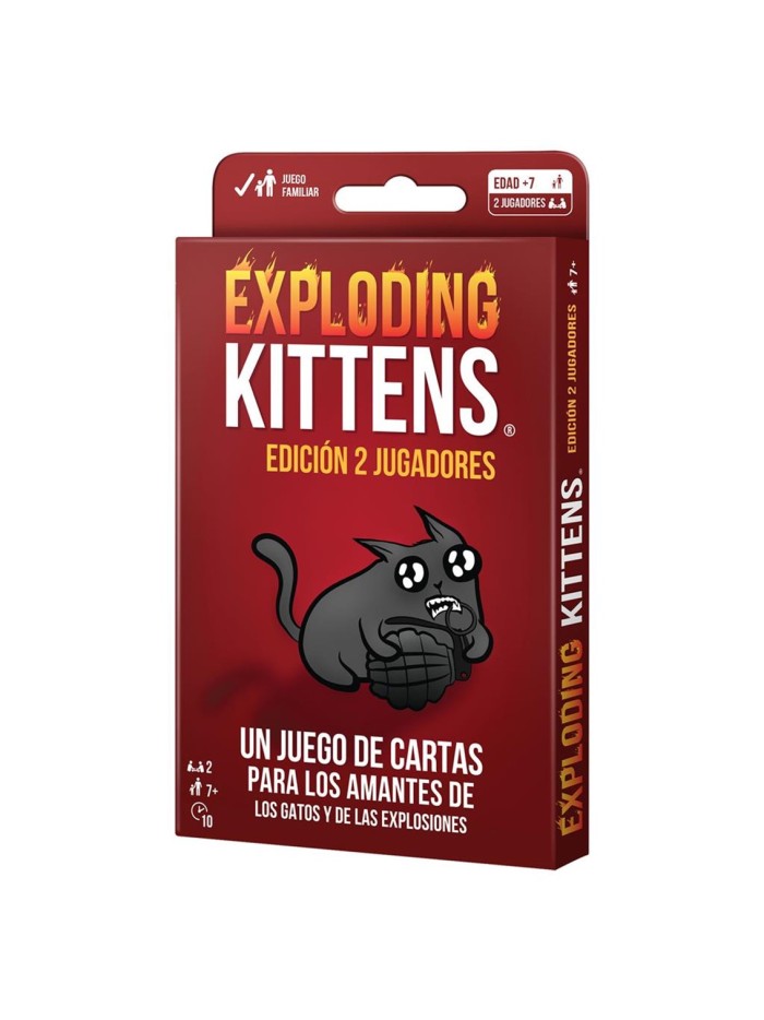 Juego de mesa exploding kittens edicion 2 jugadores pegi 10 Juego de mesa exploding kittens edicion 2 jugadores pegi 10