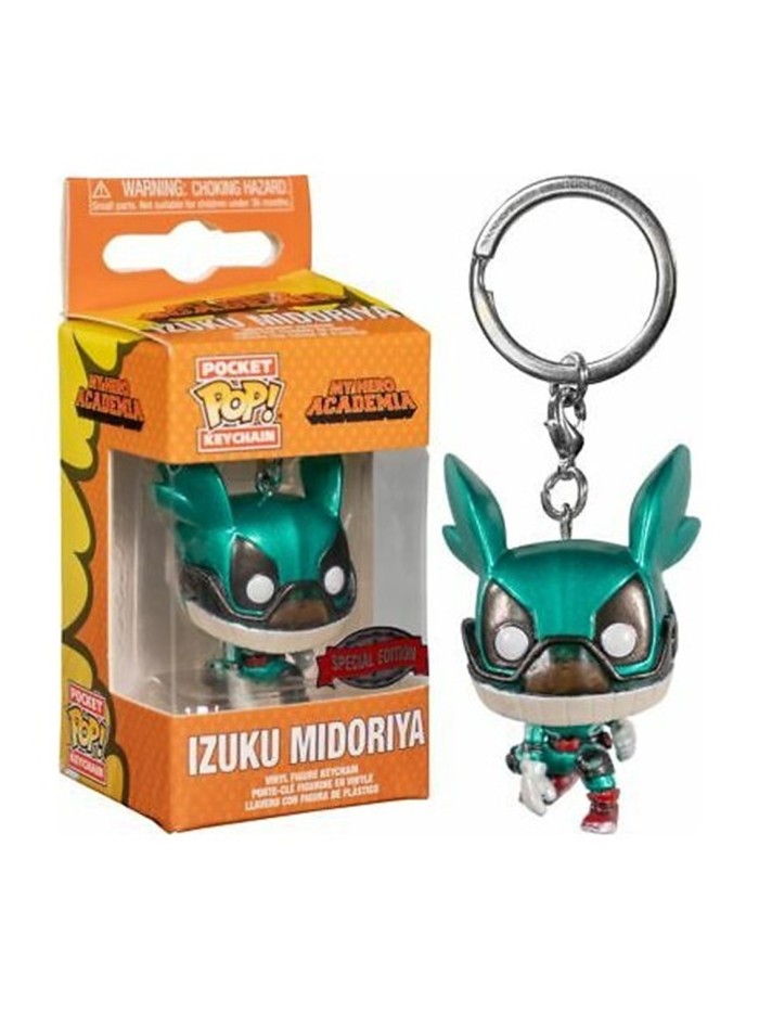 Funko pop keychain llavero my hero academia izuku midoriya efecto metalico edicion especial 46082 Funko pop keychain llavero my hero academia izuku midoriya efecto metalico edicion especial 46082