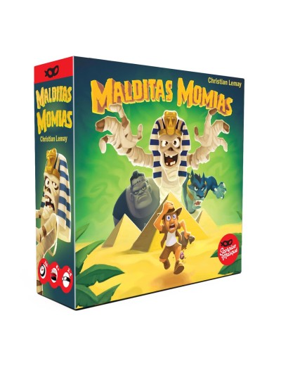 Juego de mesa malditas momias pegi 8