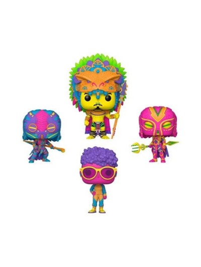 Funko pop marvel black panther wakanda forever pack de 4