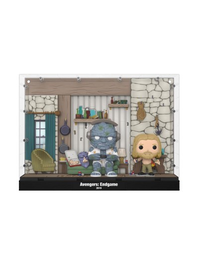 Funko pop moments deluxe marvel avengers endgame thor house 70914