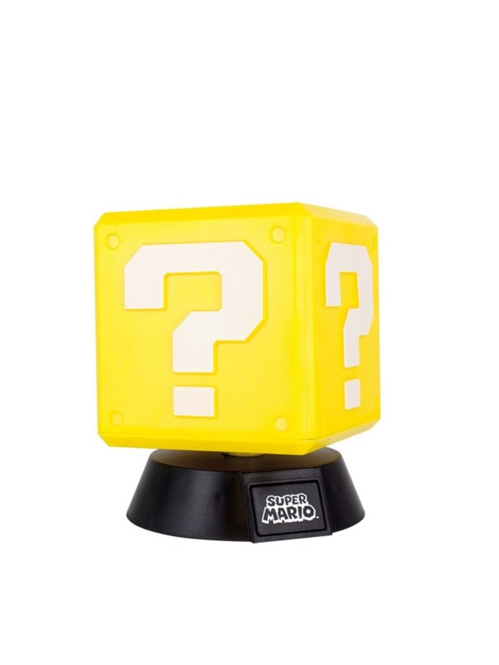 Lampara 3d paladone nintendo super mario question block Lampara 3d paladone nintendo super mario question block