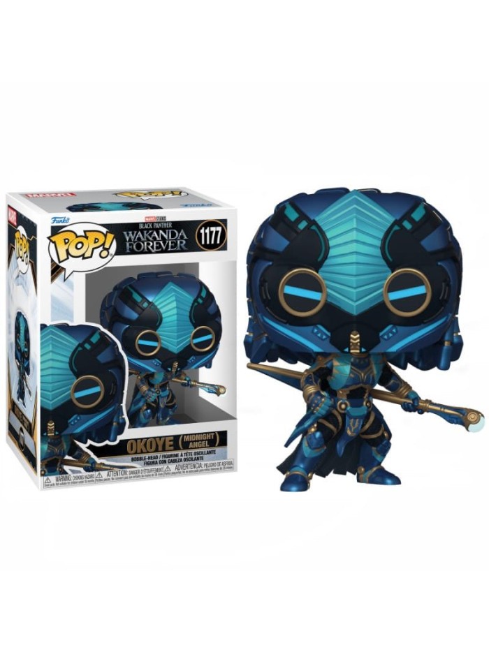 Funko pop marvel black panther wakanda forever okoye midnight angel 66719 Funko pop marvel black panther wakanda forever okoye midnight angel 66719