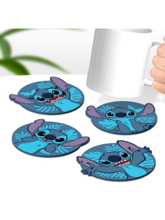 Pack de 4 posavasos disney stitch Pack de 4 posavasos disney stitch