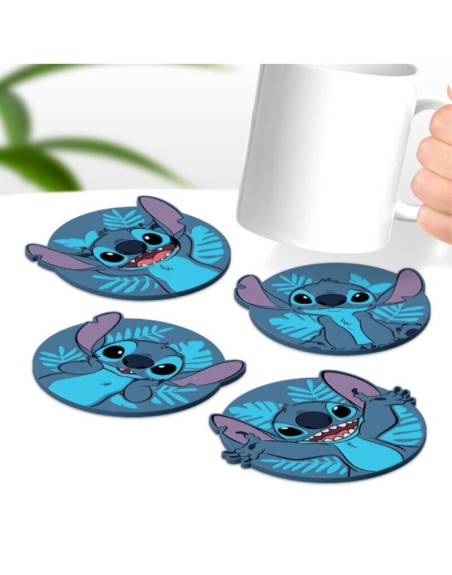 Pack de 4 posavasos disney stitch