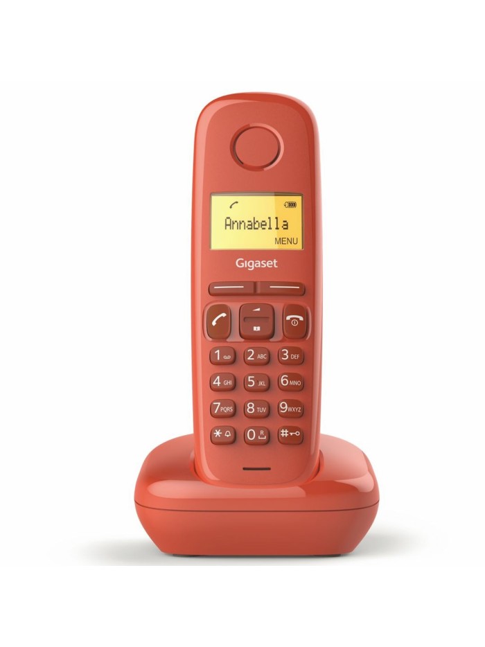 Telefono fijo inalambrico gigaset a170 rojo 50 numeros agenda - 10 tonos Telefono fijo inalambrico gigaset a170 rojo 50 numeros agenda - 10 tonos