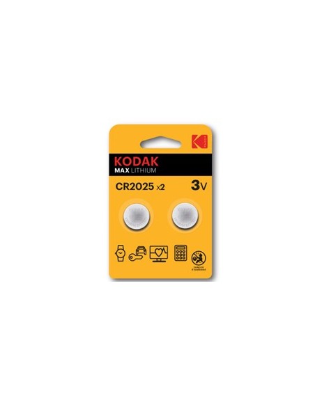 Blister pilas kodak boton litio ultra cr 2025 - pack blister 2 pilas