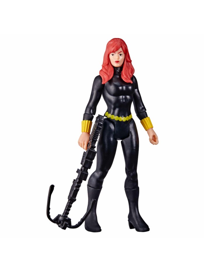 Figura hasbro black widow 9.5 cm marvel legends retro Figura hasbro black widow 9.5 cm marvel legends retro