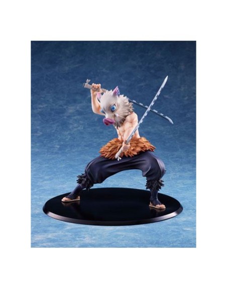 Figura aniplex demon slayer kimetsu no yaiba inosuke hashibira con & sin mascara de jabali