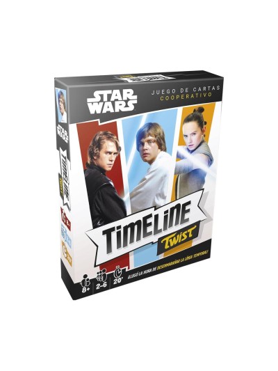 Juego de mesa timeline twist star wars edad recomendada 7 años