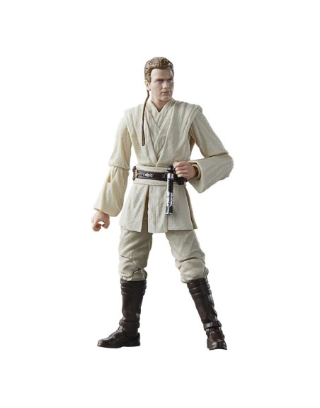 Figura hasbro star wars the black series archive obi - wan kenobi (padawan)