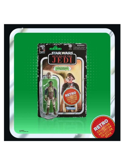 Figura hasbro star wars retro collection - lando caalrissian (skiff guard)
