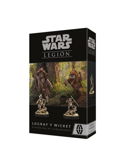 Juego de mesa star wars legion logray & wicket