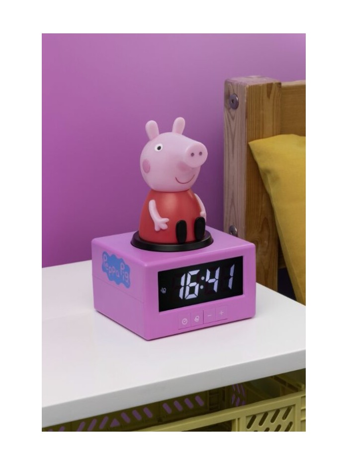 Reloj despertador paladone peppa pig con cable usb Reloj despertador paladone peppa pig con cable usb