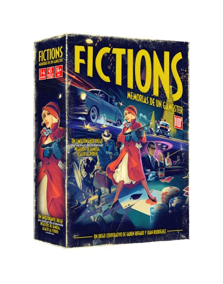 Juego de mesa fictions: memorias de un gangster