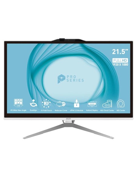 Ordenador all in one aio msi pro ap222t - 215es i5 - 13400 8gb ssd 256gb