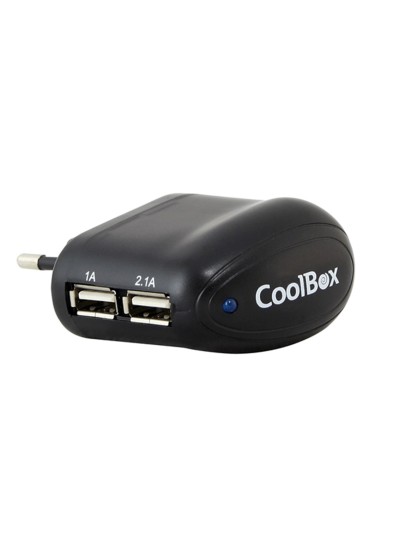 Cargador coolbox de pared 5v 2xusb