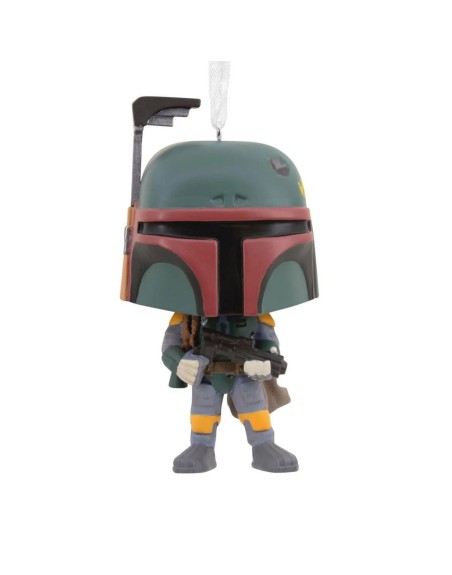 Adorno de navidad funko star wars boba fett figura de resina