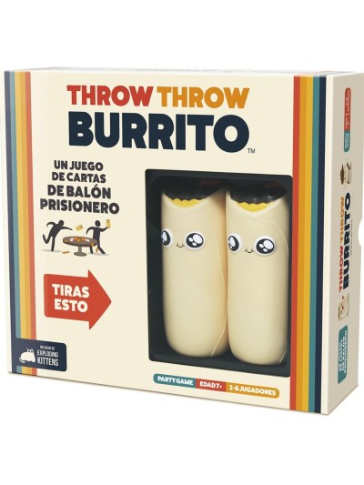 Juego de mesa asmodee throw throw burrito pegi 7