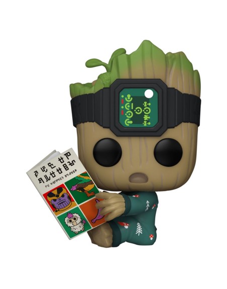 Funko pop marvel guardianes de la galaxia groot en pijama con libro 70651