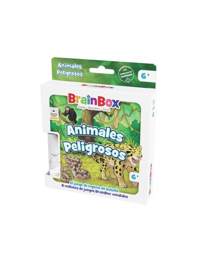 Juego de mesa brainbox pocket animales peligrosos edad recomendada 6 años