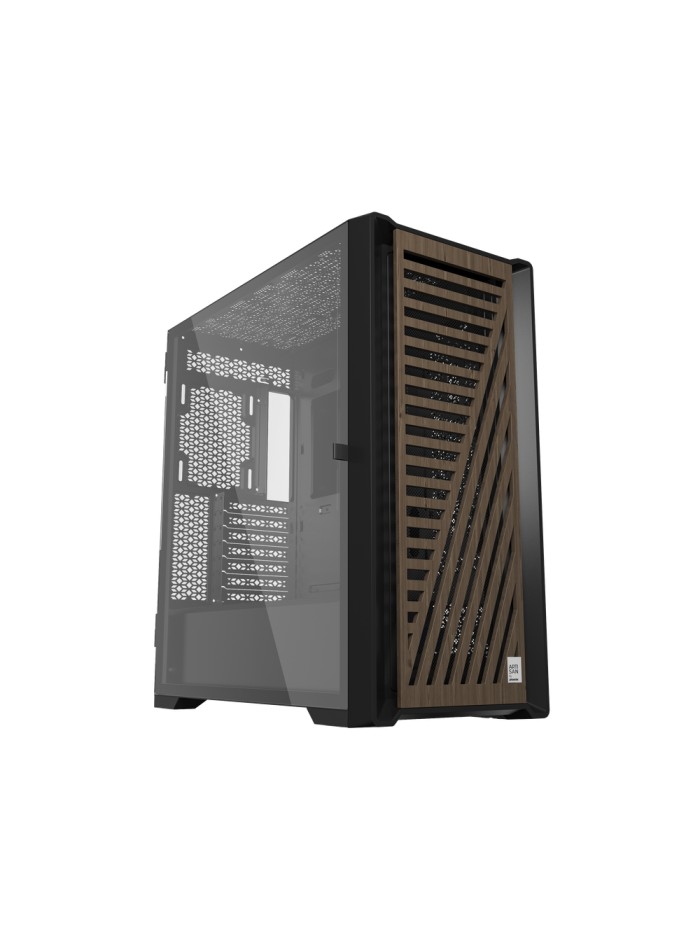 Caja phoenix artisan noble negra con frontal de madera atx cristal templado gaming cristal templado filtros antipolvo tipo c Caja phoenix artisan noble negra con frontal de madera atx cristal templado gaming cristal templado filtros antipolvo tipo c