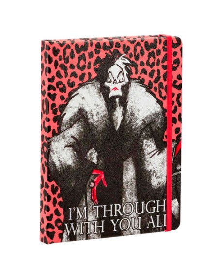 Libreta disney villanos cruella de vil
