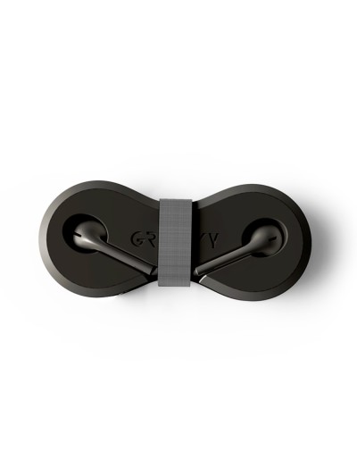 Auriculares groovy con microfono y estuche conector tipo-c color negro