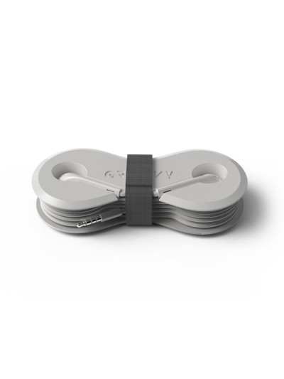 Auriculares groovy con microfono y estuche conector jack 3,5 mm color blanco