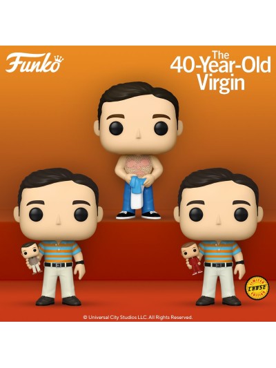 Caja sorpresa funko cine virgen a los 40 andy en sus tres variantes