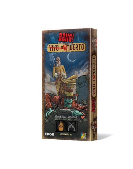 Juego de mesa asmodee bang el juego de dados vivo o no muerto pegi 8